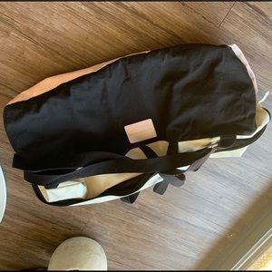 Victoria secret duffle bag black pink white